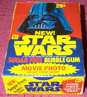 Wars Sugar Free Gum box. 2011
